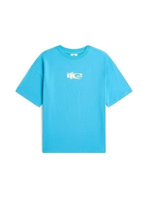 T-shirt z nadrukiem O'Neill niebieski