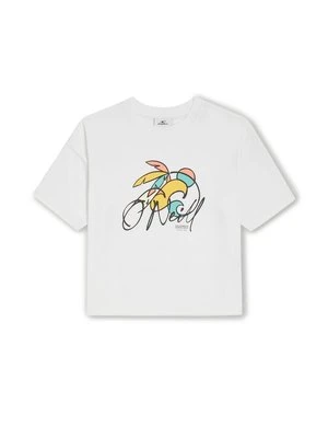 T-shirt z nadrukiem O'Neill biały