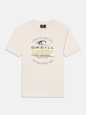 T-shirt z nadrukiem O'Neill biały