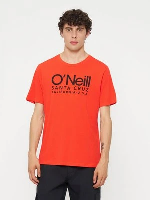 T-shirt z nadrukiem O'Neill ciemnoczerwony melanż
