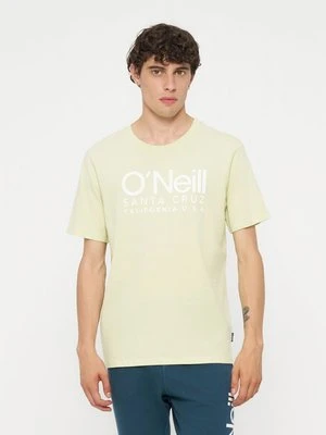 T-shirt z nadrukiem O'Neill ciemnozielony