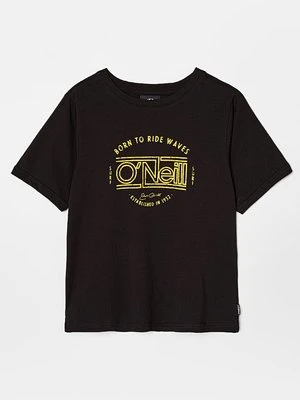 T-shirt z nadrukiem O'Neill czarny
