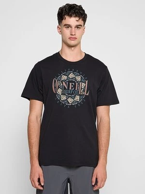 T-shirt z nadrukiem O'Neill czarny