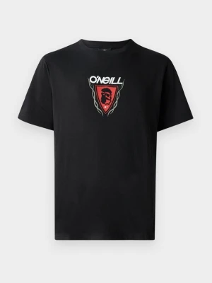 T-shirt z nadrukiem O'Neill czarny