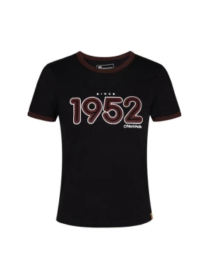 T-shirt z nadrukiem O'Neill czarny melanż