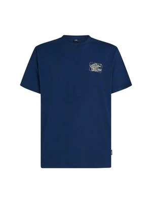 T-shirt z nadrukiem O'Neill granatowy