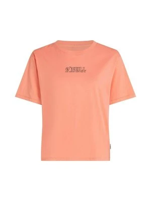 T-shirt z nadrukiem O'Neill morelowy