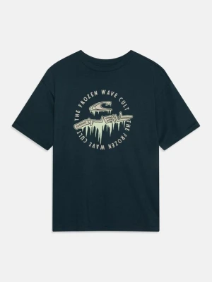 T-shirt z nadrukiem O'Neill petrol