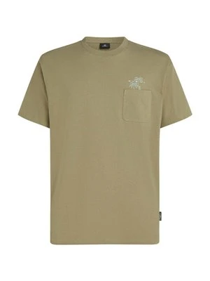 T-shirt z nadrukiem O'Neill zielony