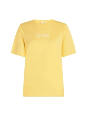 T-shirt z nadrukiem O'Neill żółty
