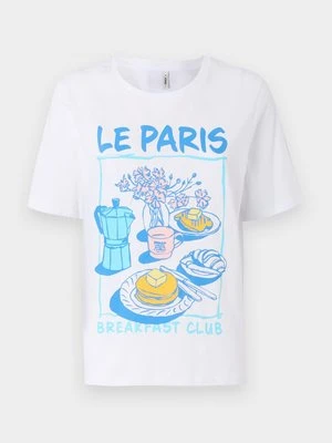 T-shirt z nadrukiem Only
