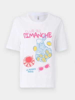 T-shirt z nadrukiem Only