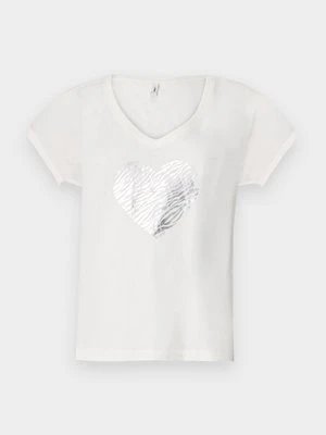 Zdjęcie produktu T-shirt z nadrukiem Only mleczny