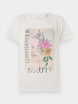 Zdjęcie produktu T-shirt z nadrukiem Only mleczny