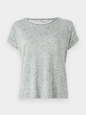 T-shirt z nadrukiem Only zielony