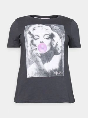 T-shirt z nadrukiem ONLY Carmakoma