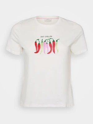T-shirt z nadrukiem ONLY Carmakoma