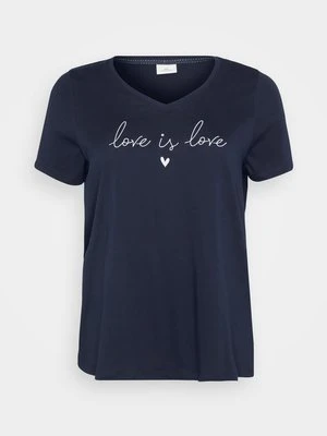 T-shirt z nadrukiem ONLY Carmakoma