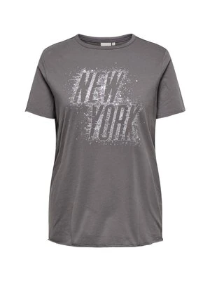 T-shirt z nadrukiem ONLY Carmakoma
