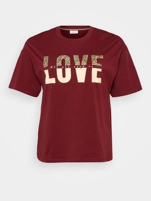 T-shirt z nadrukiem ONLY Carmakoma