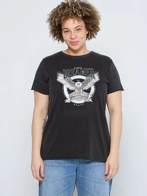 T-shirt z nadrukiem ONLY Carmakoma