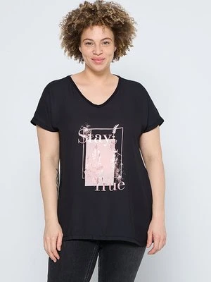 T-shirt z nadrukiem ONLY Carmakoma