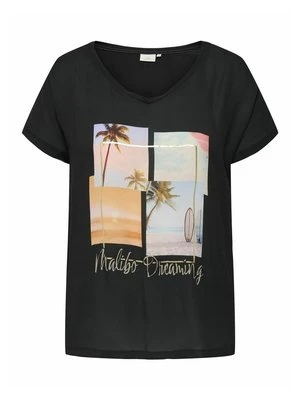 T-shirt z nadrukiem ONLY Carmakoma