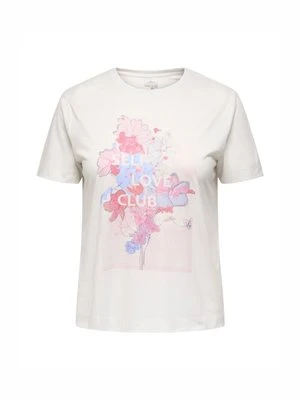 T-shirt z nadrukiem ONLY Carmakoma
