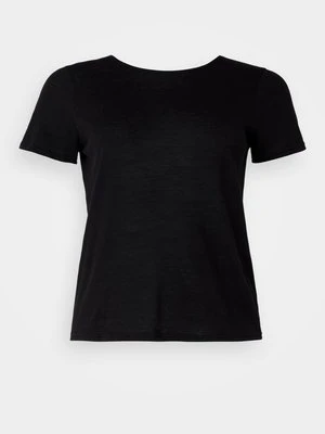 T-shirt z nadrukiem ONLY Carmakoma czarny