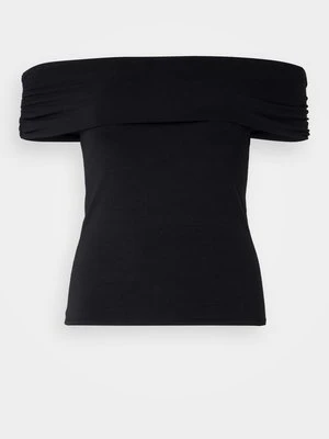 T-shirt z nadrukiem ONLY Carmakoma czarny
