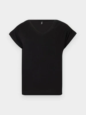 T-shirt z nadrukiem Only czarny