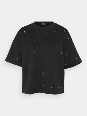 T-shirt z nadrukiem Only czarny