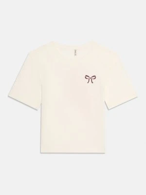 Zdjęcie produktu T-shirt z nadrukiem ONLY GIRLS mleczny