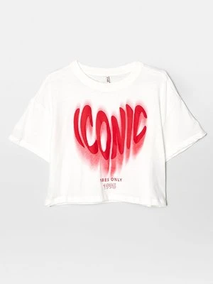T-shirt z nadrukiem ONLY GIRLS niebieski