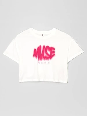 T-shirt z nadrukiem ONLY GIRLS