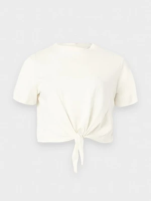 T-shirt z nadrukiem Only jasnożółty