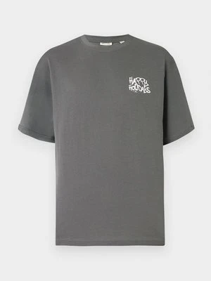 T-shirt z nadrukiem Only & Sons szary