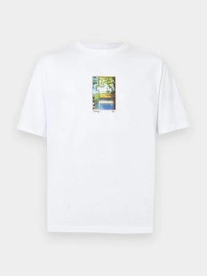 T-shirt z nadrukiem Only & Sons biały