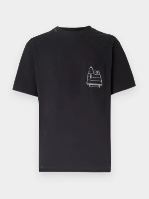 T-shirt z nadrukiem Only & Sons czarny