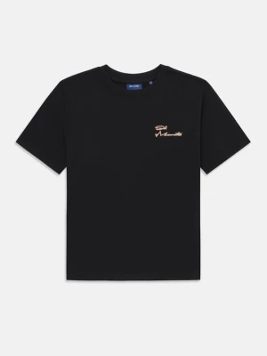 T-shirt z nadrukiem Only & Sons czarny