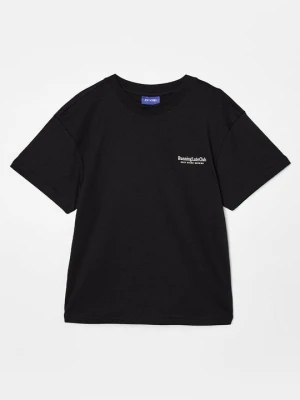 T-shirt z nadrukiem Only & Sons czarny