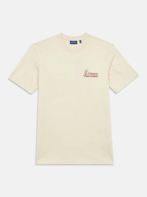 T-shirt z nadrukiem Only & Sons khaki