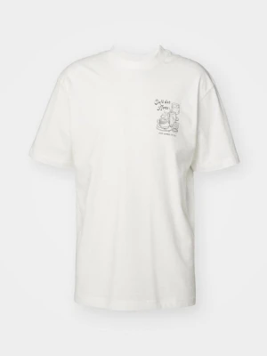 T-shirt z nadrukiem Only & Sons mleczny