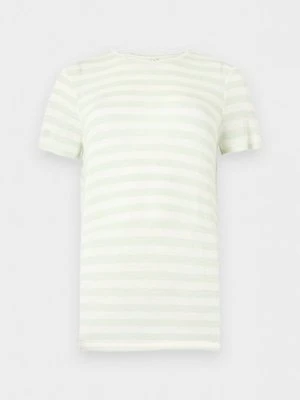 T-shirt z nadrukiem Only jasnozielony