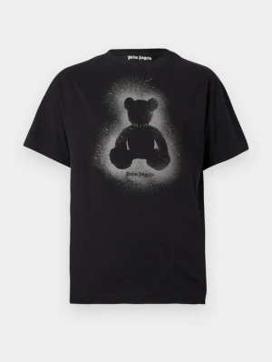 T-shirt z nadrukiem Palm Angels czarny
