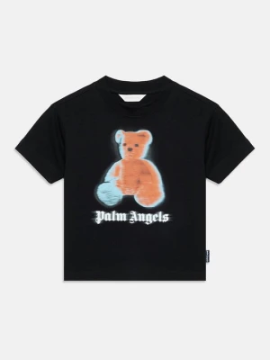 T-shirt z nadrukiem Palm Angels czarny