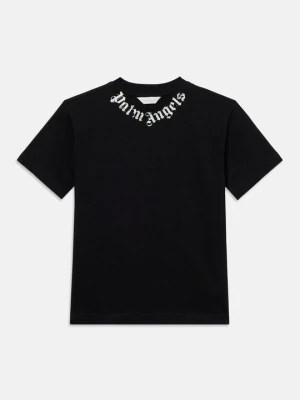 T-shirt z nadrukiem Palm Angels czarny