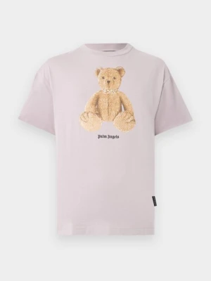 T-shirt z nadrukiem Palm Angels liliowy