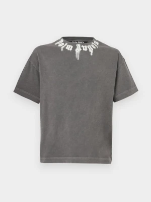 T-shirt z nadrukiem Palm Angels szary