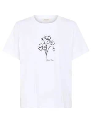 T-shirt z nadrukiem Part Two biały